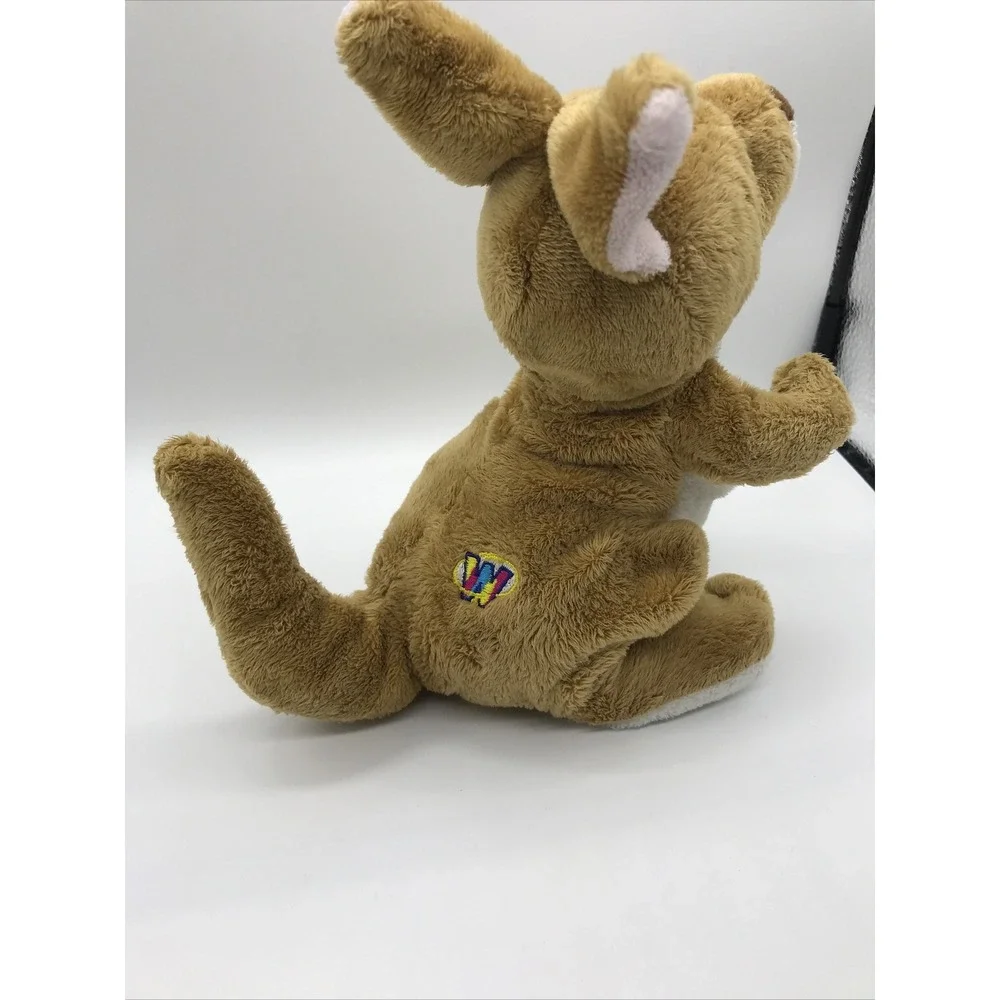 Ganz Webkinz Kangaroo Brown White Plush HM180 